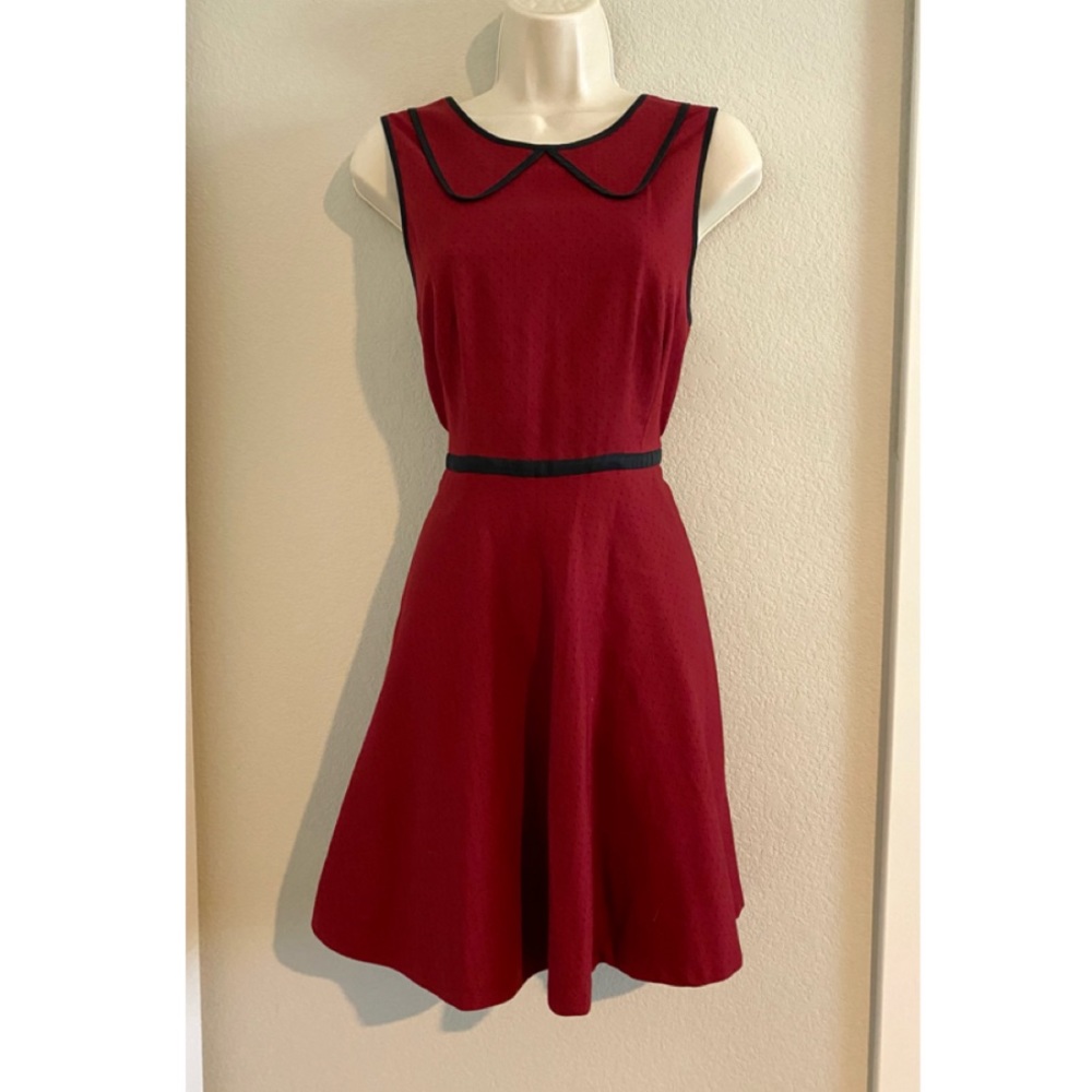 Urban Outfitters Red Dress with Black Trim